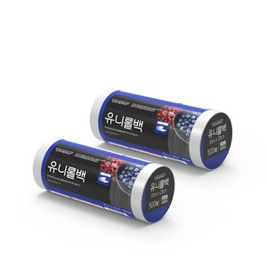 유니랩 유니롤백 소 17cm x 25cm, 소(S), 500개입, 2개