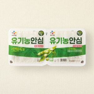 행복한콩 유기가공식품 인증 CJ 부침찌개 겸용 두부, 300g, 2개