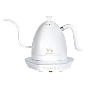 브뤼스타 아티산 전기드립포트 pro 600ml, 올화이트