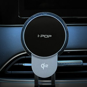 카렉스 아이팝 클리어램프 Qi2 맥세이프 고속 무선충전 거치대, CH-19, 블랙