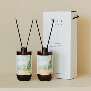 디스이즈명화 인테리어 대용량 디퓨저 2p 세트, 플라워하우스, 500ml, 1개