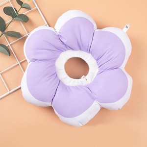 메디치트반려동물 꽃잎 넥카라 보라색 M, 1개