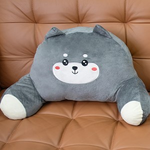 아트조이 강아지 허리 등받이 쿠션 시바, 혼합색상