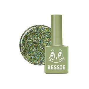 BESSIE 컬러 글리터젤 네일, GL29 라임 모히또, 11ml, 1개