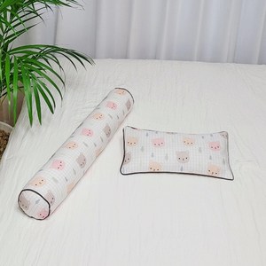 아띠블랑 유아용 베개 + 바디필로우 세트, 체크베어