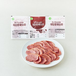 다향 저당 훈제오리, 450g, 1개