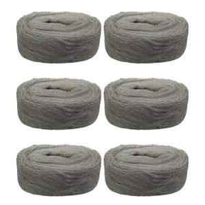 월드크린 철솜 스틸울 0000 100g, 6개