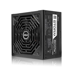 AONE 스톰 800W 80PLUS 스탠다드 블랙 PC 파워서플라이 컴퓨터 전원, STORM 800W 80+ STANDARD
