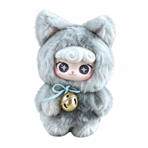 [ciaoka] 시아오카 고양이 봉제인형 키링 CU GS25동일, GRAY, 1개, 15cm