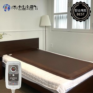 [2024 NEW] 한일의료기 전자파 없는 카본 탄소매트 두꺼운 전기매트 탄소 발열 육각 부모님 선물 추천, 더블 퀸 투난방(150x200)