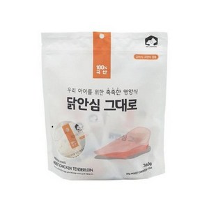 펫러닝 강아지 고양이 닭안심 그대로 간식 12p, 닭가슴살, 360g, 1개