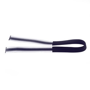 벨트마사지 교체용 레자 끈 폭 75 X 길이 1800mm, 아이보리+검정, 레자끈 1800