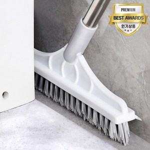 바바 모서리 틈새 브러쉬 화장실 욕실 바닥 청소솔, 1.화이트, 1개