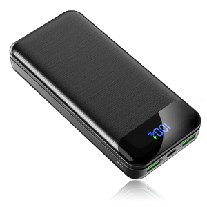 KLIFE 고속충전 대용량 보조배터리 20000mAh PD 22.5W QC3.0 잔량표시, 블랙, PD-Q2