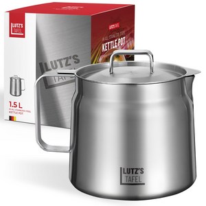 루츠스타펠 대용량 올스텐 304 인덕션 라면 냄비 케틀팟, 1개, 실버, 1.5L
