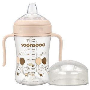순수아 트라이탄 스파우트컵, 240ml, 1개, 베이지
