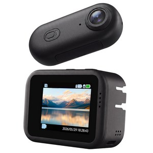 RUNHome 브이로그 액션캠 WiFi 초소형 바디캠 오토바이 자전거 32GB, 블랙, H88-1080P