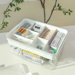 만능 소분 밧드 냉장고 밀폐 용기 물빠짐 채반 보관통 (과일 야채 채소 샐러드 대파 보관 보관함 통), 1세트, 나눔트레이+높은몸체