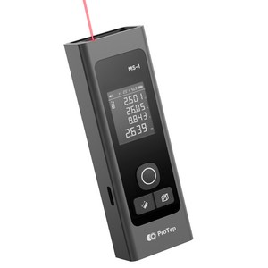 ProTap 초정밀 레이저 거리측정기 휴대용 (120M) MS-1, 1개