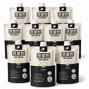 논앤밭위드 프로틴 귀리쉐이크 바닐라맛, 30g, 4개