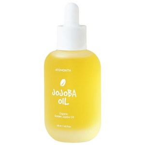아토먼스 유기농 비정제 100% 골든 호호바오일, 1개, 48ml