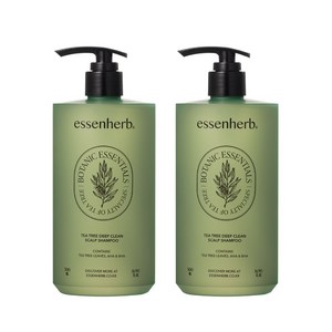 에센허브 티트리 딥 클린 스칼프 샴푸, 500ml, 2개 골드박스 특가