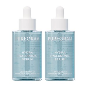 1등 수분세럼 100시간 수분충전 퓨어그램 저분자 히알루론산 세럼, 50ml, 2개 골드박스 특가