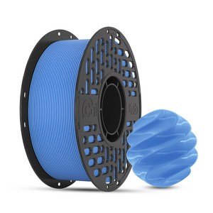 CaiLab 고강도 고탄성 PLA+ 3D 프린터 필라멘트 1.75mm 노즐 막힘 없는 선경 안정성 1kg | 뱀부랩 3D 프린터(P1S P2S A1 H2D등) 호환, 시안, (PLA)
