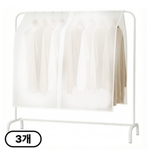 동운랩 안티 더스트 행거 커버 가리개, 1세트, 3개입