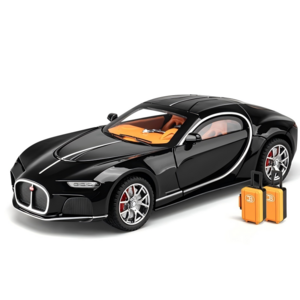 1:24 부가티 대서양 Bugatti ATLANTIC다이캐스트 합금 자동차 모형 장식품 메탈 장난감 미니카 모델카, 블랙, 1개