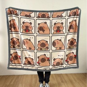 와이와이티 YYT 포근나래 러블리 담요 카피바라 담요 사계절 담요 얇은 점심 담요 골드박스 특가