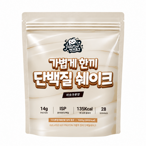 자니웨이 가볍게한끼 식사대용 단백질 쉐이크 곡물 미숫가루맛, 1kg, 1개