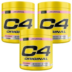 셀루코어 C4 오리지널 프리-워크아웃 핑크 레모네이드, 408g, 3개 골드박스 특가