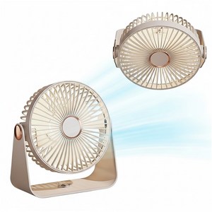 탁상용 선풍기 무소음 벽걸이 선풍기, 화이트, 500mah
