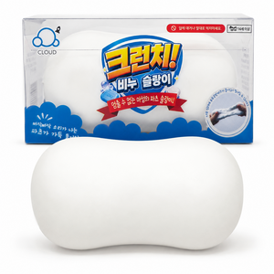 케이엔케이 비누크런치 슬랑이 말랑이 슬라임 바삭바삭, 1개, 0.8kg, 클린화이트