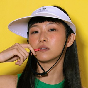 [UV차단/방수]구김스 서핑겸용 스포츠 선캡, Super Covered, 화이트(WHITE)