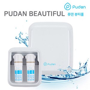 퓨댄 뷰티풀 필터 샤워 연수기 PDS-911 녹물 염소 제거 본품+벽걸이브라켓+접착실리콘, 자가설치, 9999개
