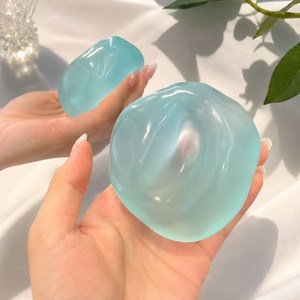 말랑이 슬랑이 폭신한 감촉 스트레스 풀기 아이템 폭신폭신 재미있는 캐릭터 책상, 말랑이 슬랑이 ( 핑크 )
