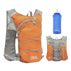 1+1 트레일 러닝 조끼 가방, 오렌지+오렌지