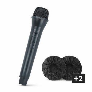 사운드픽 마이크모형 커버 2개 세트 가짜 핸드 무대 공연 파티 촬영 소품