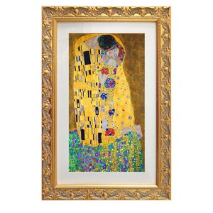 [캔버스액자]클림트-키스 인테리어 그림 액자 감성 포스터 유화풍 거실 벽장식 아트프린트, 02구스타프 클림트(희망 II)