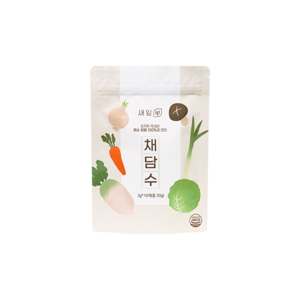 새잎 채담수 이유식육수 채수티백, 1개, 30g