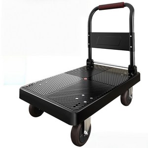TaiStar 저소음 접이식 손수레 카트카트 구르마 구루마 T856-004, 1개, 블랙72x48cm