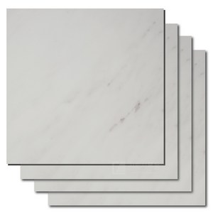 현대시트 접착식 정사각 PVC 바닥타일 두꺼운 3mm 데코타일 30X30cm 한국산, 4개, 화이트 마블 무광 (HDJ-001)
