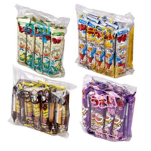 우마이봉 콘스프맛15개 + 치즈맛15개 + 초코맛15개 + 멘타이맛15개 (총60개), 1개