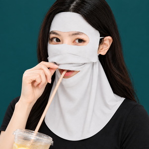 골든 아이스실크 자외선차단 쿨 마스크 골프 러닝 스포츠, 핑크, 1개, 1개입