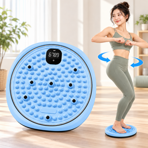 디에스가추몰 발지압매트 트위스트 2in1 홈 바디 루틴 LED 스마트 카운터, 블루, 1개