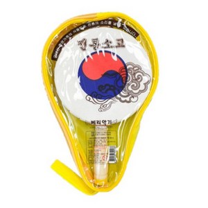 베리악기 인효 전통 소고 + 케이스 랜덤발송, 혼합색상, 3개