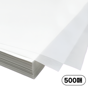 유산지 25x35 쟁반용 빵집 베이커리 기름종이 노루지 식품용 봉투 포장지, 1개, 500개입