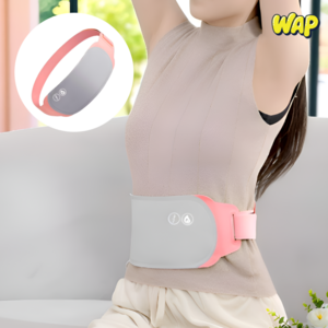 WAP 초슬림 마사지 전기 USB 복부 온열 찜질기 생리통 허리 배